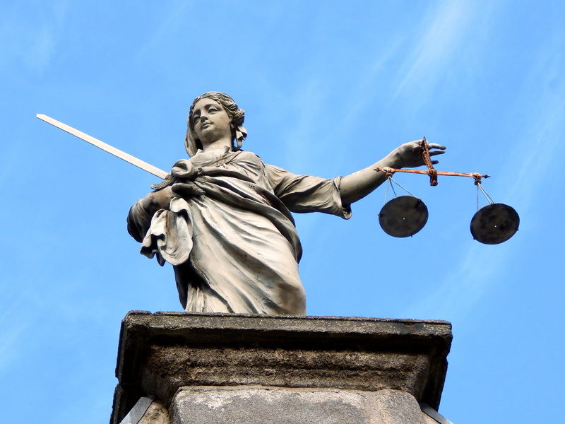 angel, sword, justice, no people, art and craft, blue, goddess, architecture, clear sky, nature, human representation, outdoors, creativity, ireland, holding