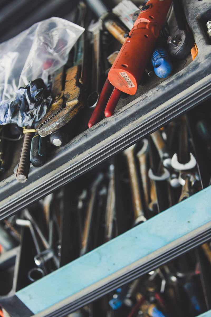 lot, assorted, abundance, tool kit, still life, drawer, tradesman, working, hand tool, large group of objects, tool box, steel brush, workman, 5K, metal