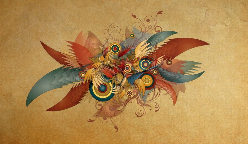 cool images, no people, 2K, animal representation, dragon, japanese art, ornate, close-up, colourful paints, pattern, animal, feather, animal wing, artworks