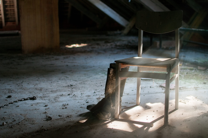 dirt, day, wood - material, urebx, pair, white, shadow, messy, nature, boots, furniture, soviet, dark, table, room, broken, old, flooring, space, abandoned
