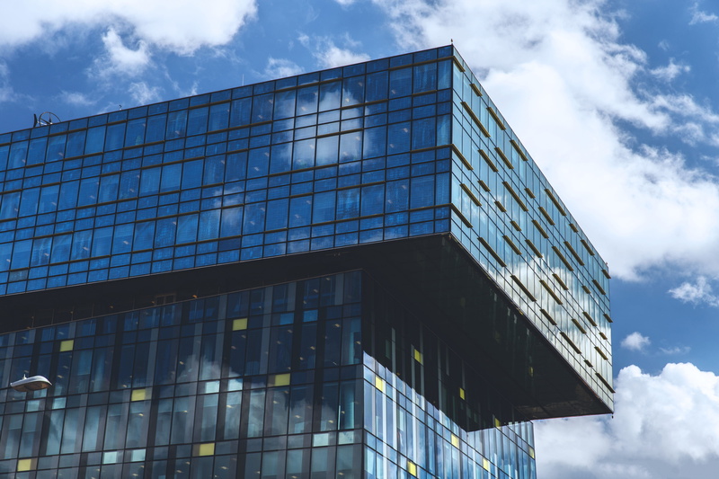 outdoors, architecture And Buildings, low angle view, reflection, Glass, travel destinations, glass - Material, skyscraper, office, architecture, no people