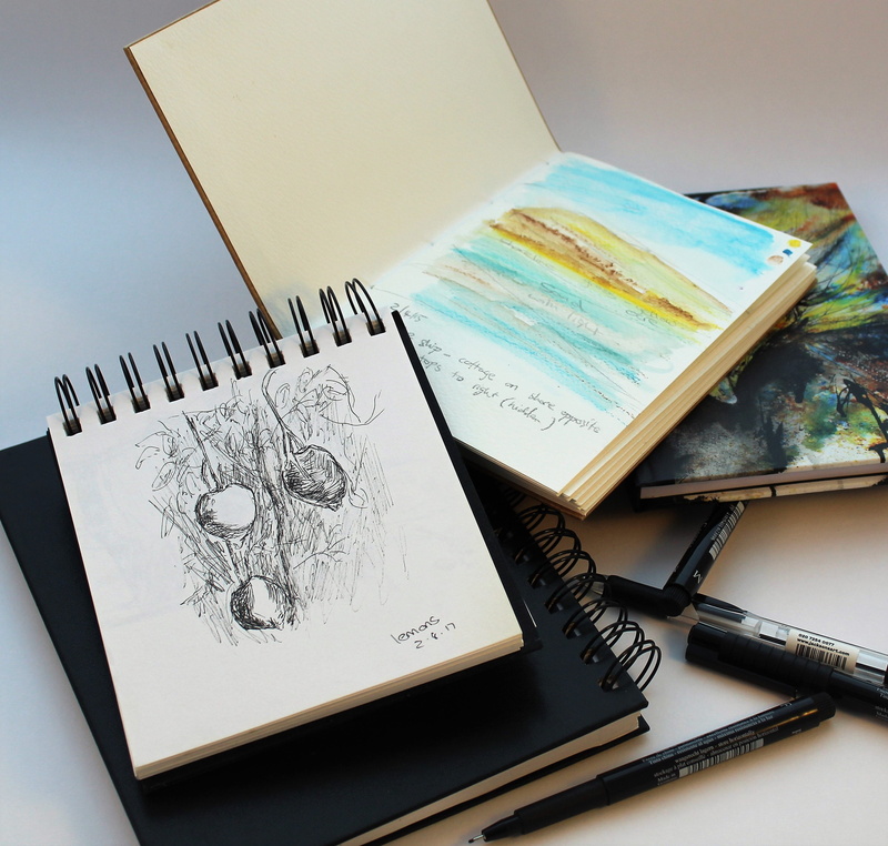 doodle, note pad, communication, indoors, paint, creativity, ink, pen, spiral notebook, artwork, 2K, text, pencil, art, school, fruits, close-up, no people
