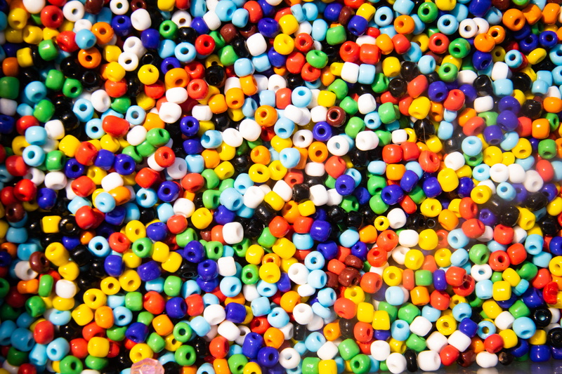 crafts, indoors, high angle view, many, multi colored, choice, bright, variation, sweet, shape, bead, temptation, pattern, backgrounds, illustration