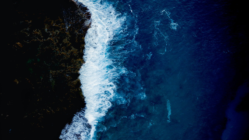 day, water, flowing water, oahu, sport, ocean, 4K, adventure, rocks, explore, motion, scenics - nature, wavebreak, waterfall, shorebreak, united states