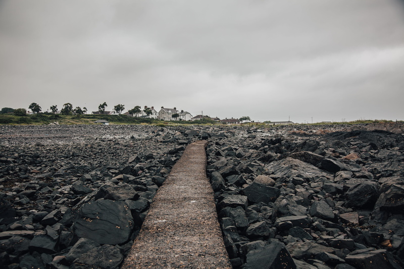 outdoors, overcast, rubble, environment, rocks, daytime, dirt road, tranquil scene, no people, rock - object, road, 5K, empty, coal, cloud - sky, pathway