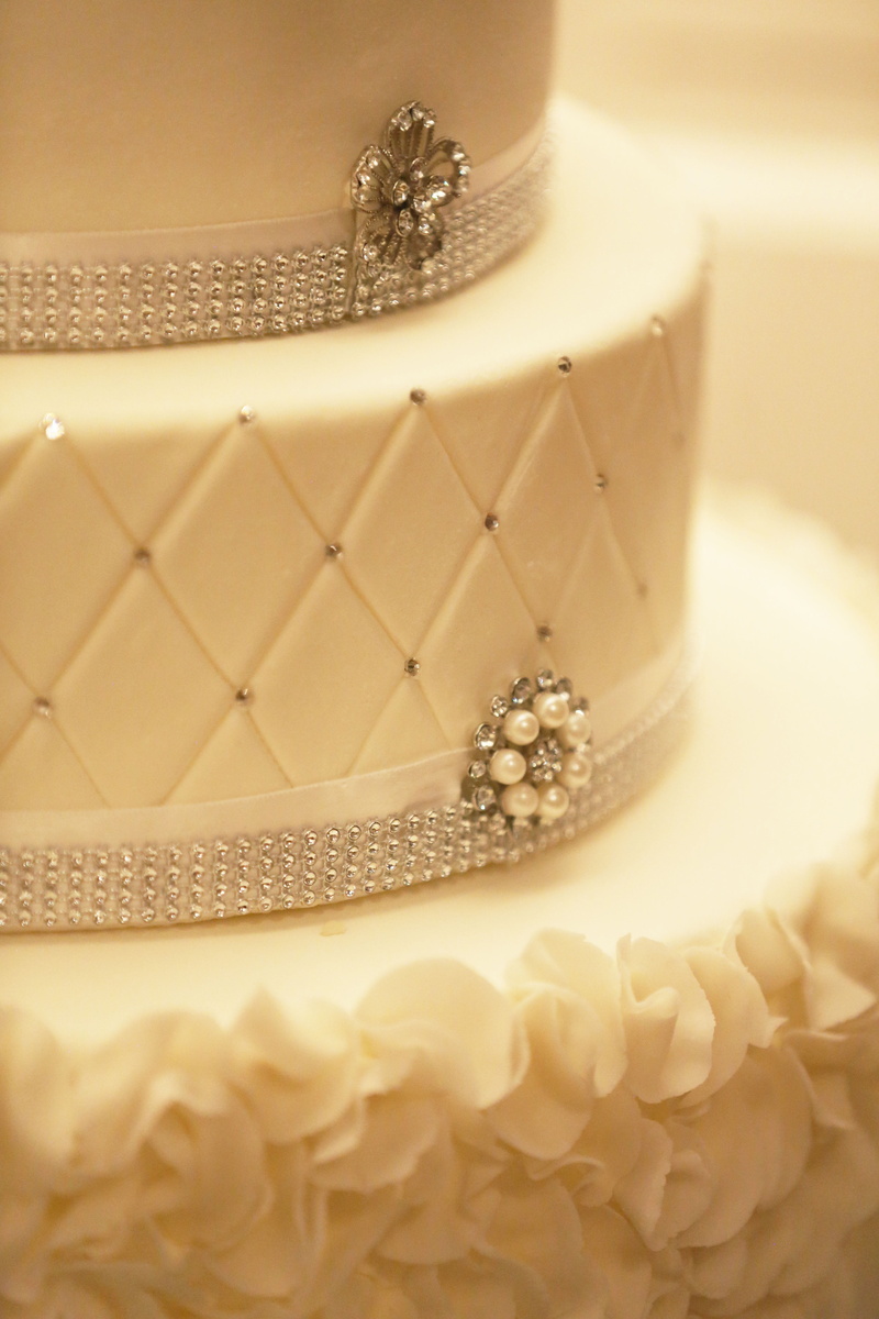 white, indoors, food, no people, personal accessory, gold, pattern, dessert, life events, food and drink, celebration, wedding-cake, white color, sweet