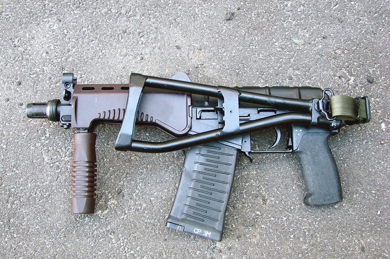 pie, manufacturer, TSNIITOCHMASH, 1994, fuse, sights, 2K, optical, type, handle, cartridges, muffler, metal, really, 9×39 mm, machine, Russian, SR-3, Compact