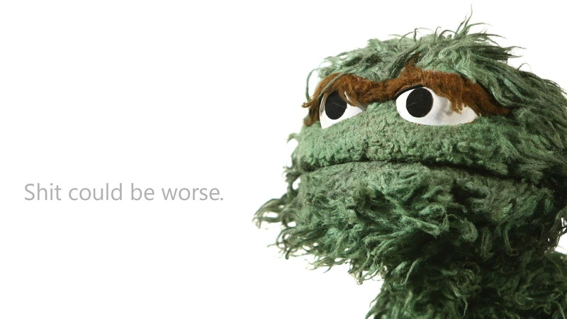 gromer, toy, quote, oscar, hd, plush, street, worse, 1080P, sesame, shit