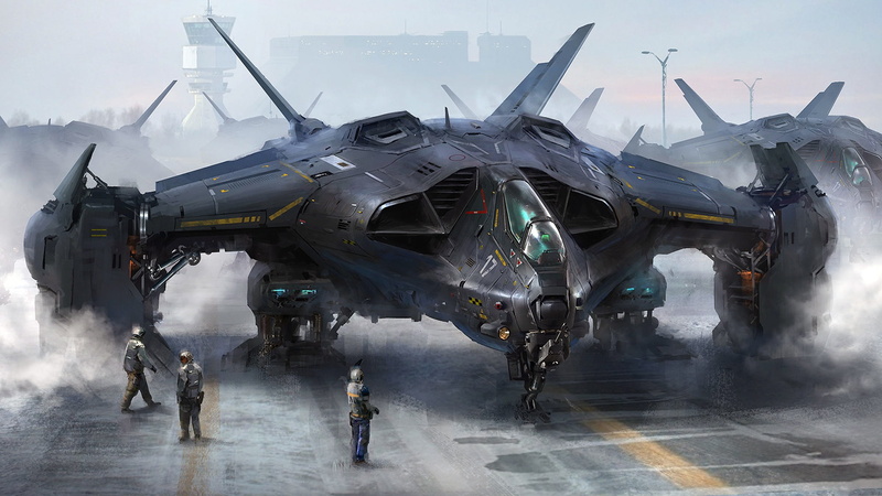 Alex Deep Shit, The Futuristic Art, concept artwork, 1080P, concept art, Aircraft