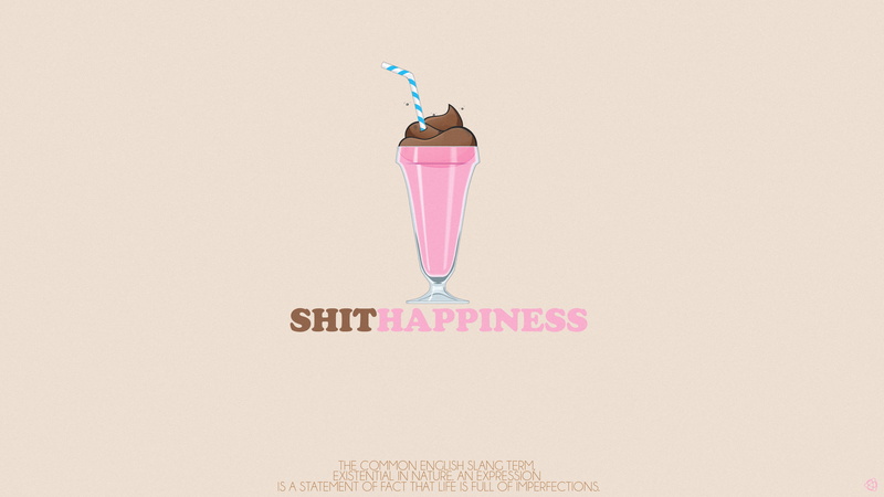 shit, copy space, straw, Shit Happiness, food and drink, drink, message, drinking straw, text, studio shot, nomane world, close-up, no people