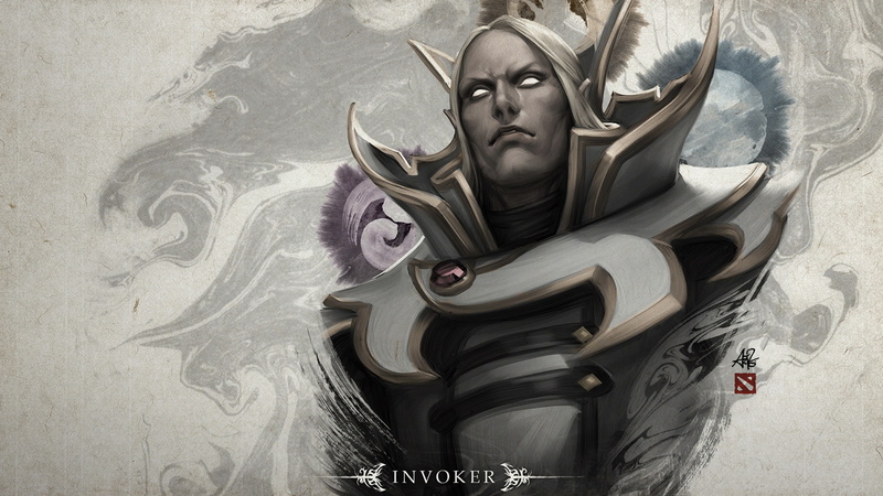 Invoker, Loading screen, Dota 2, 1080P