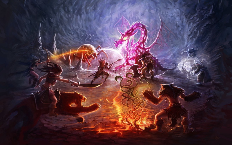 characters, cipsoft, tibia, screen, loading, 1080P