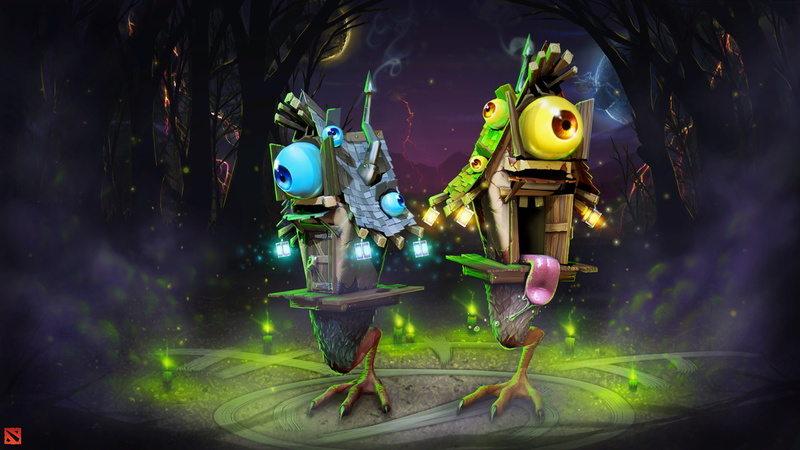 representation, toy, nature, yellow, underwater, Dota 2, illuminated, night, no people, lighting equipment, water, robot, 1080P, metal, technology, outdoors