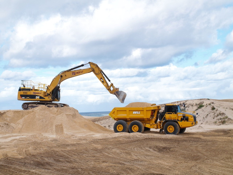 Bell B40D, Dump Truck, 1080P, Caterpillar 345D, Vehicles, Excavator