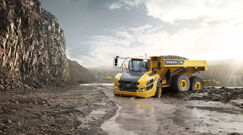 Vehicles, Volvo A45G, 1080P, Dump Truck