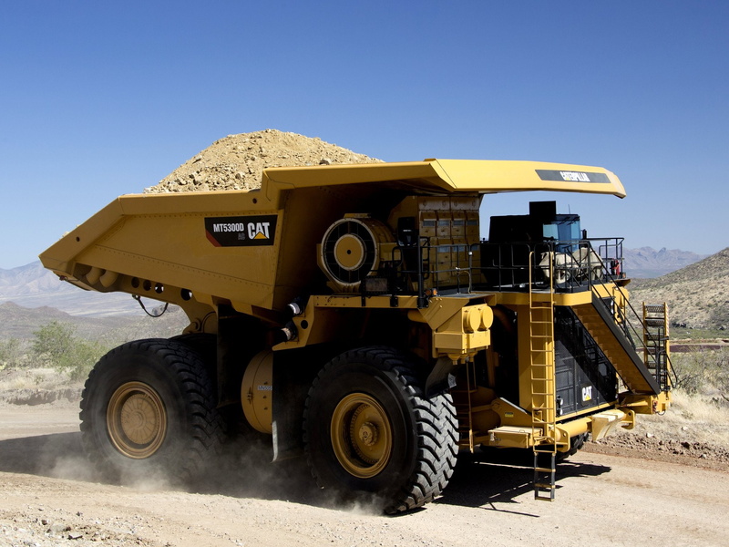 dumptruck, semi, 4x4, 1080P, construction, quarry, 2014, dump, mt5300d, caterpillar, tractor