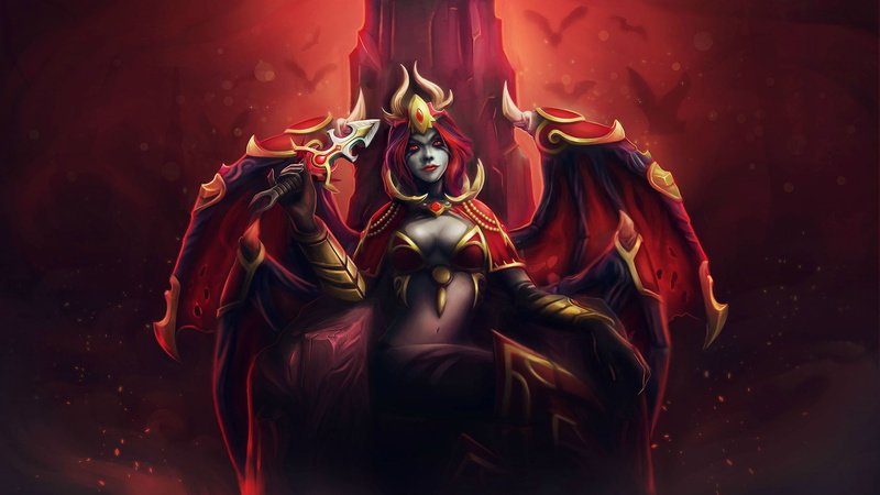 pain, gallery, queen, screen, screenshot, dota, sanguine, art, loading, royalty, 2K