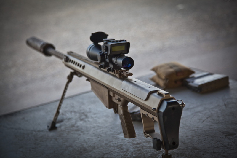 M82, Barrett, anti-materiel, 4K, scope, sniper rifle, Light fifty, bullets, ammunition, M107, M82A1