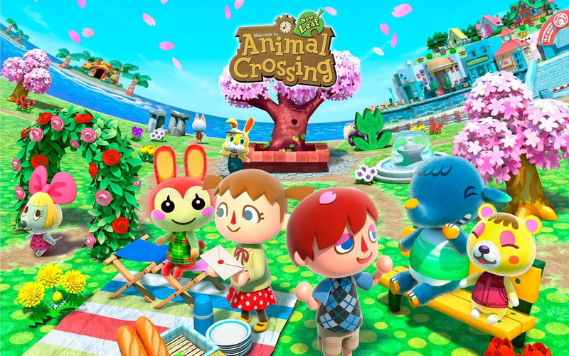multi colored, western script, decoration, representation, text, Nintendo 3DS, no people, 1080P, day, toy, human representation, Animal Crossing, video game characters