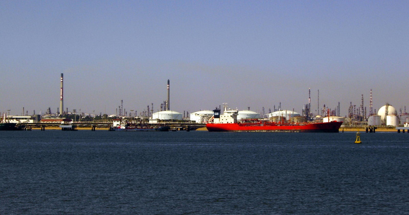 Huelva, public domain, architecture, mode of transportation, waterfront, harbor, nautical Vessel, no people, ship, oil Industry, shipping, refinery, nature