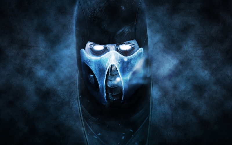 noob, sign, men, hood - clothing, backgrounds, shock, mask - Disguise, anger, mortal kombat, the dark background, kombat, saibot, aggression, concepts