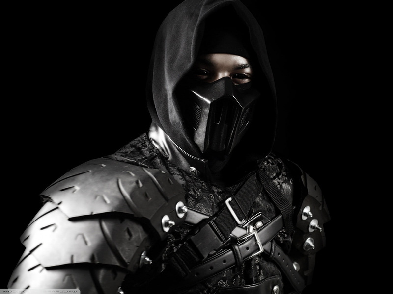 sport, suit of armor, Rogue, protection, one person, real people, black background, men, helmet, clothing, thief, headshot, armed forces, Noob Saibot, government