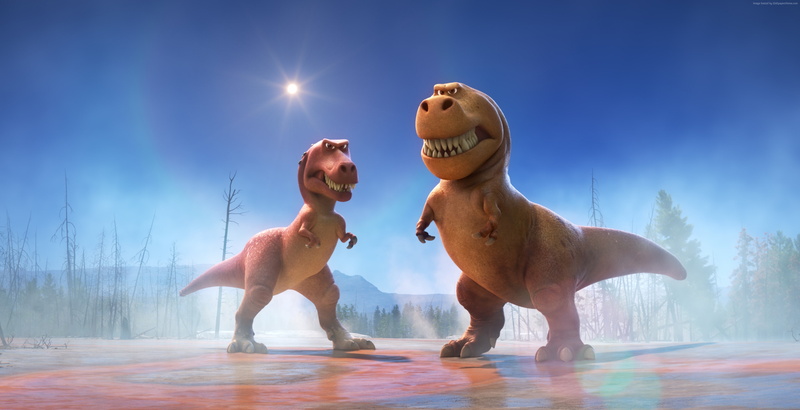 Tyrannosaurus, dinosaurs, 4K, Pixar, The Good Dinosaur
