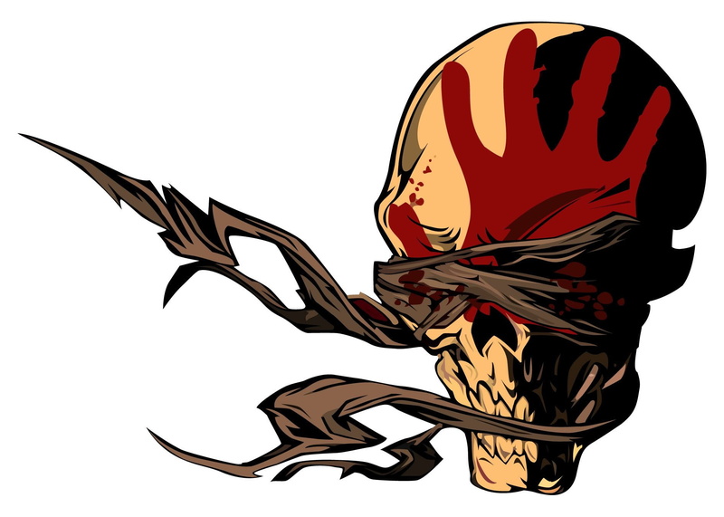 720P, Five Finger Death Punch, Skull, Band (Music)