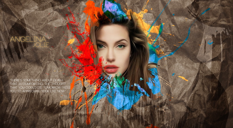 paint, creativity, front view, 1920, fashion model, digital composite, young adult, portrait, hairstyle, beautiful woman, headshot, 1080P, one person