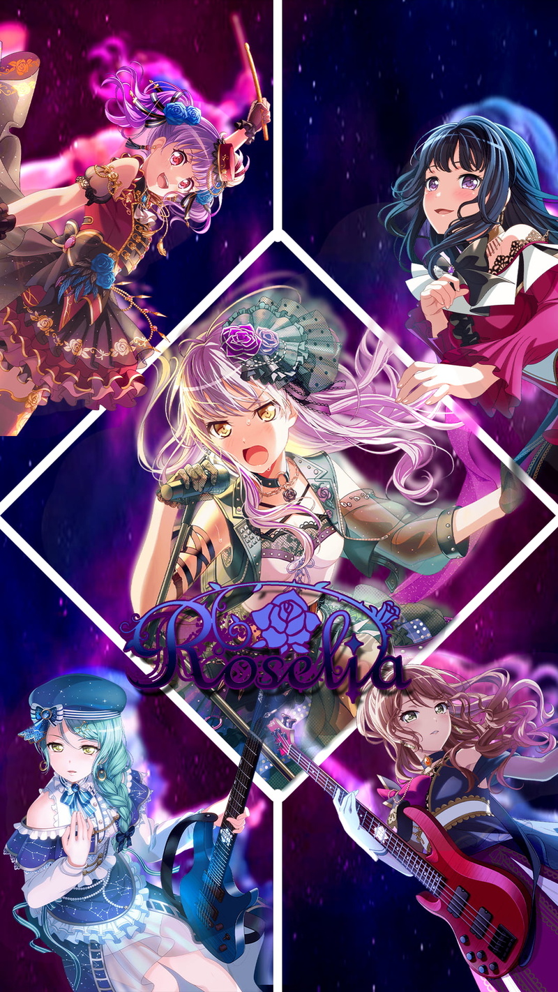 Imai Lisa, Hikawa Sayo, Shirokane Rinko, minato yukina, Udagawa Ako, BanG Dream!, 1080P