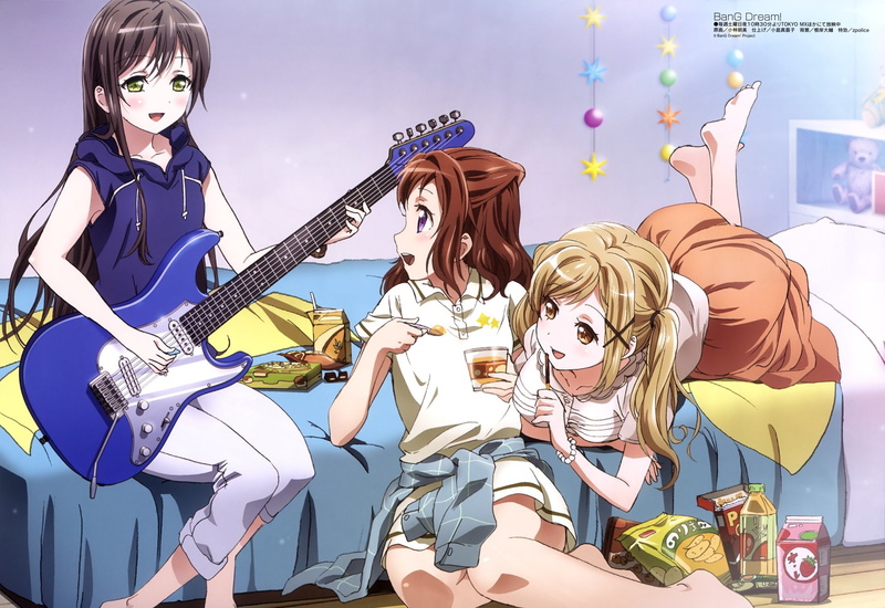 Kasumi Toyama, 1080P, Arisa Ichigaya, Anime, BanG Dream!, Tae Hanazono