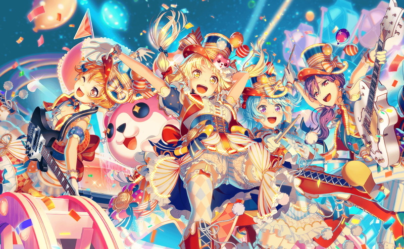 Tsurumaki Kokoro, Seta Kaoru, 720P, Kitazawa Hagumi, Matsubara Kanon, Okusawa Misaki, BanG Dream!