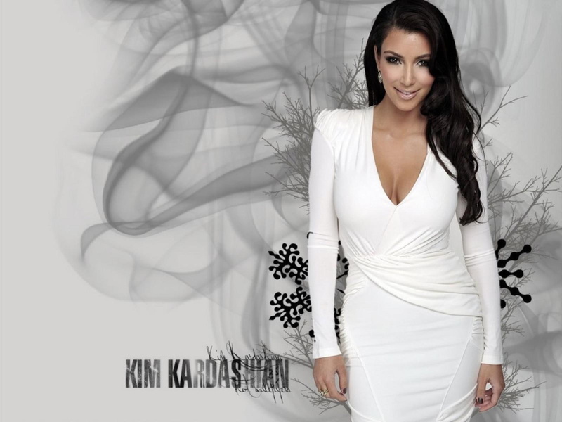 720P, kardashian, celebrities, white, television personality, celebrity, white dress, model, dress, fashion designer, girls, socialite, kim kardashian