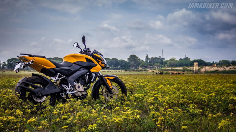 bike, 1920x1080, 1080P, sport, pulsar, motorcycles, black, pulsar 200, yellow