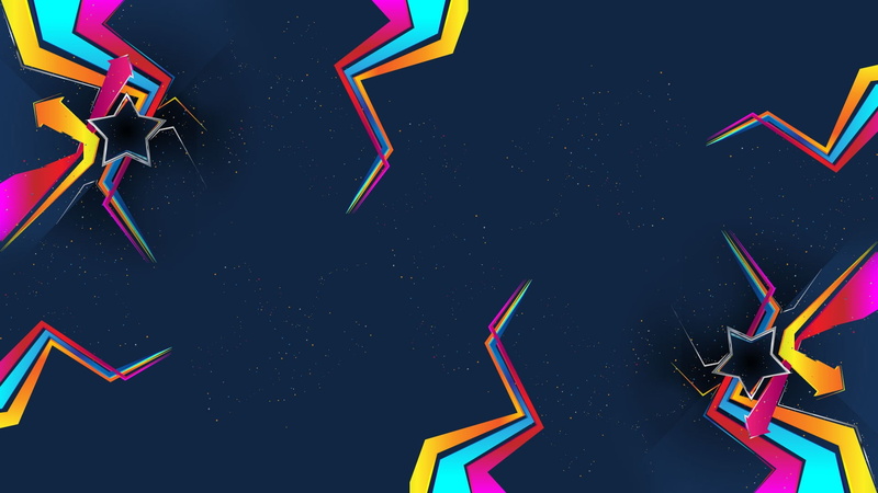 shape, digital art, arrows (design), communication, 1080P, black color, indoors, no people, multi colored, led, blue, close-up, abstract, colorful, full frame