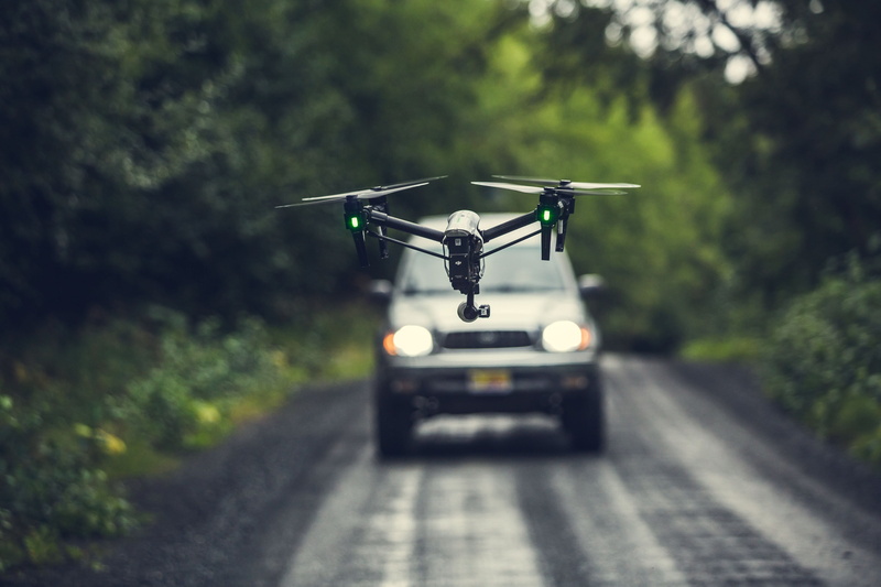 road, mode of transportation, green color, photo, land vehicle, on the move, 4K, no people, plant, flying, Electronics, tree, travel, nature, day, motion