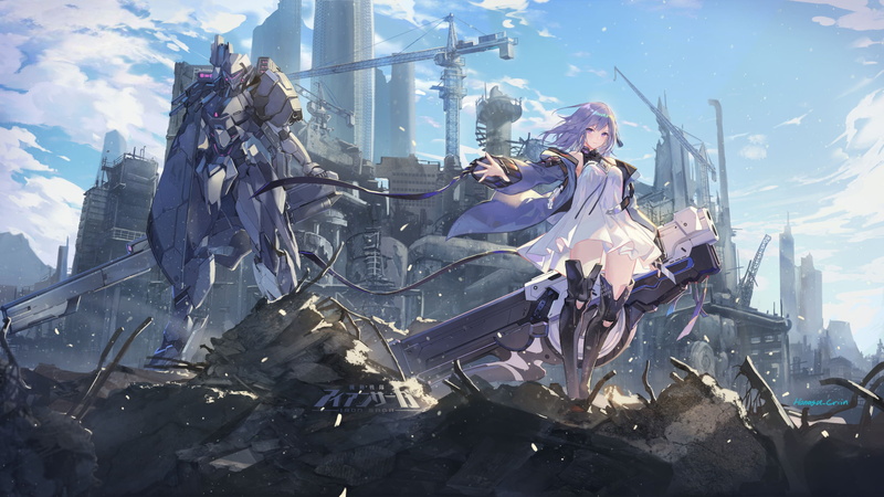 teresa, iron saga, anime girls, 1080P