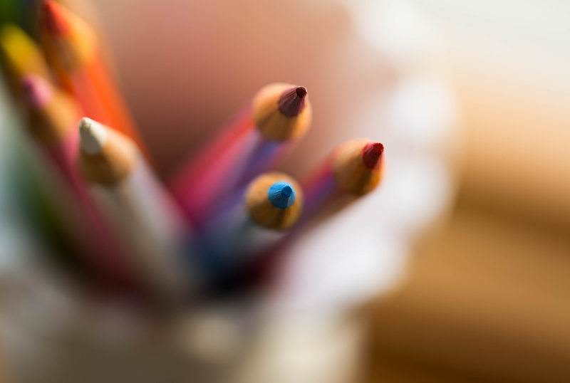 Colored Pencils, Mondays, creativity, multi Colored, yellow, colorful, photo, education, 5K, colored pencil, selective, coloring, art, Macro, pencil, pencils
