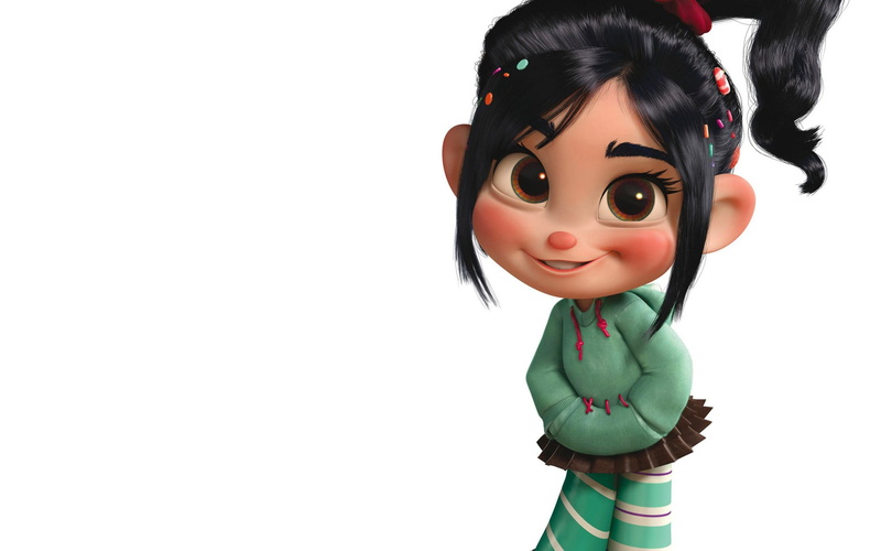 vanellope, art and craft, schweetz, mood, girl, hairstyle, young women, cut out, women, 1080P, lifestyles, young adult, human representation, Ralph, indoors