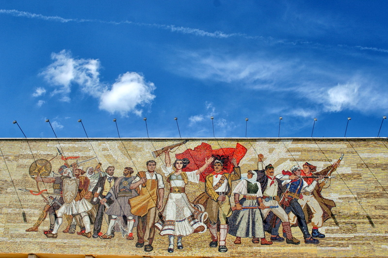 men, large group of people, outdoors, sky, day, mosaic, nature, young men, 2K, crowd, real people, architecture, cloud - sky, full length, young adult