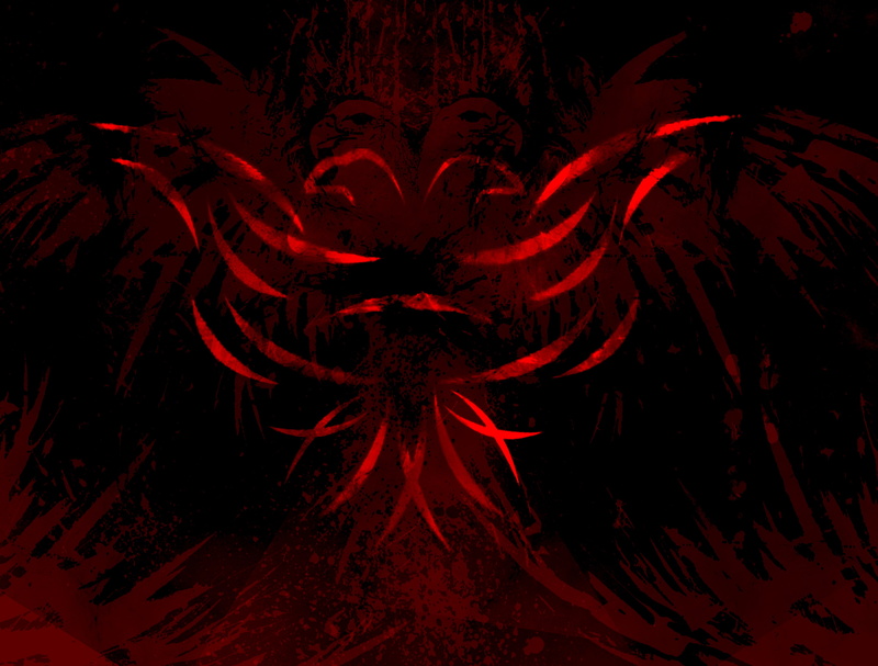 black color, demon - fictional character, black, dark, abstract, animal, eagle, spooky, black background, 2K, red, sky, celebration, animal themes, no people