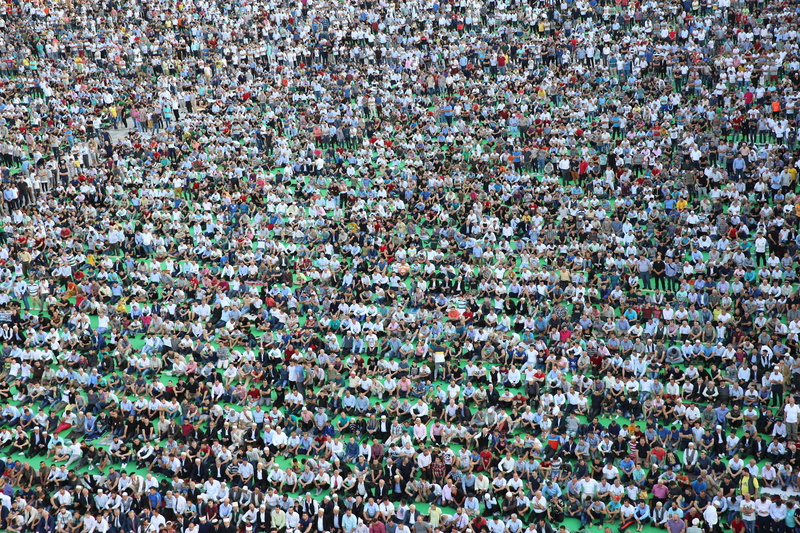aerial view, architecture, backgrounds, arts culture and entertainment, day, sport, faith, real people, outdoors, spectator, full frame, tirana, eid, albania