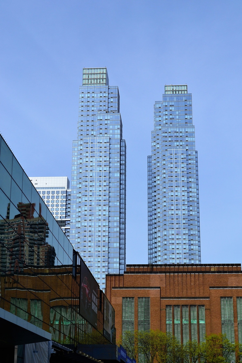 building exterior, day, structure, nature, city, glass, workplace, tall - high, commercial, nyc, built structure, skyscraper, sky, cityscape, design, high-rise