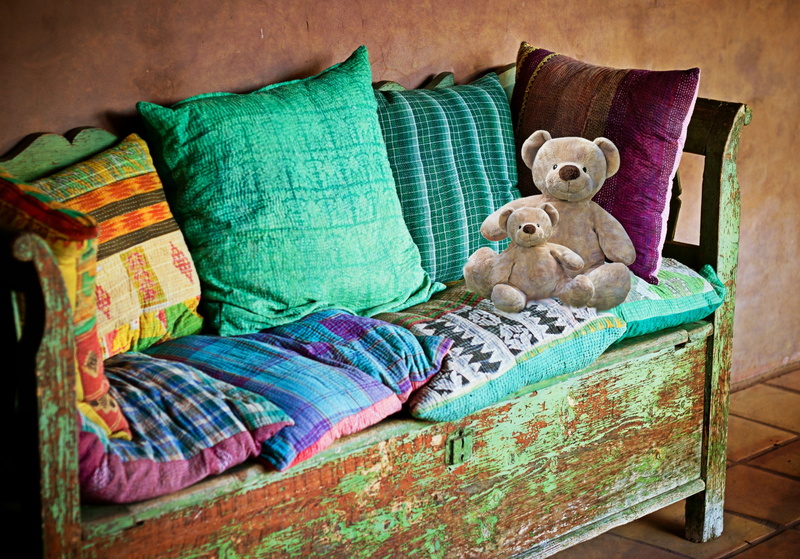 softness, bench, sofa, scratched, retro, 2K, bed, representation, decoration, bedroom, assorted, furniture, cushion, stuffed bear, no people, two, domestic Room