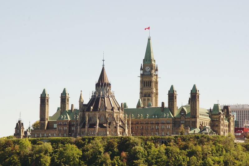 clock tower, ottawa, parliament, nature, tree, architecture, 2K, history, spire, travel destinations, day, building, tower, chateau, sky, canada, landscape
