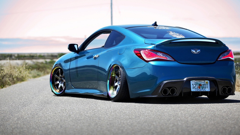 Hyundai Genesis, car, import, Tuner Car, 1080P