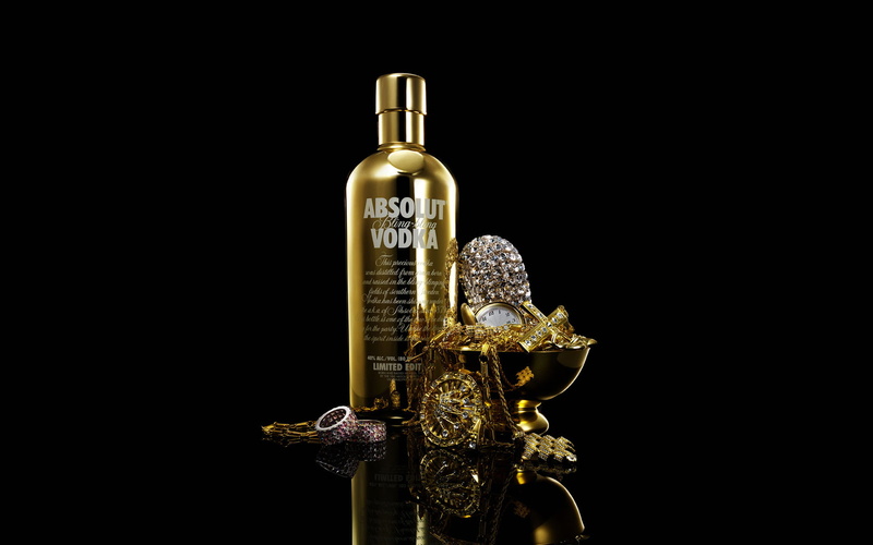 Brand, animal, Wealth, single object, animal themes, drink, studio shot, brown, liquid, elegance, no people, Absolut Vodka, 1080P, close-up, container