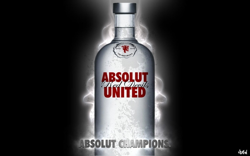 football, Vodka, champions, liquor, soccer, sports, alcohol, united, hd, absolut, manchester, x, funny, 720P, art