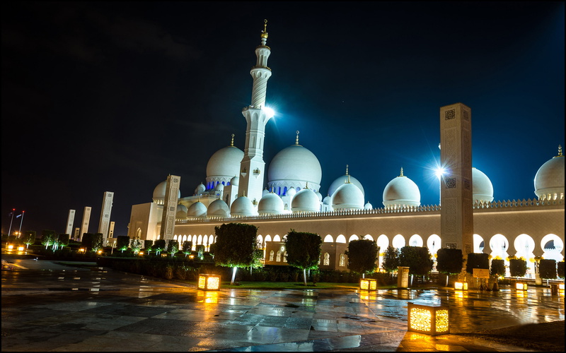 abu, sheikh, uae, grand, night, zayed, lighting, desktop, mosque, hd, 2K, dhabi