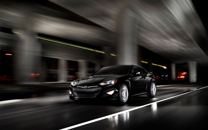 Car, Hyundai Genesis, Black Car, Sport Car, 2K, Hyundai Genesis Coupe, Hyundai, Vehicle